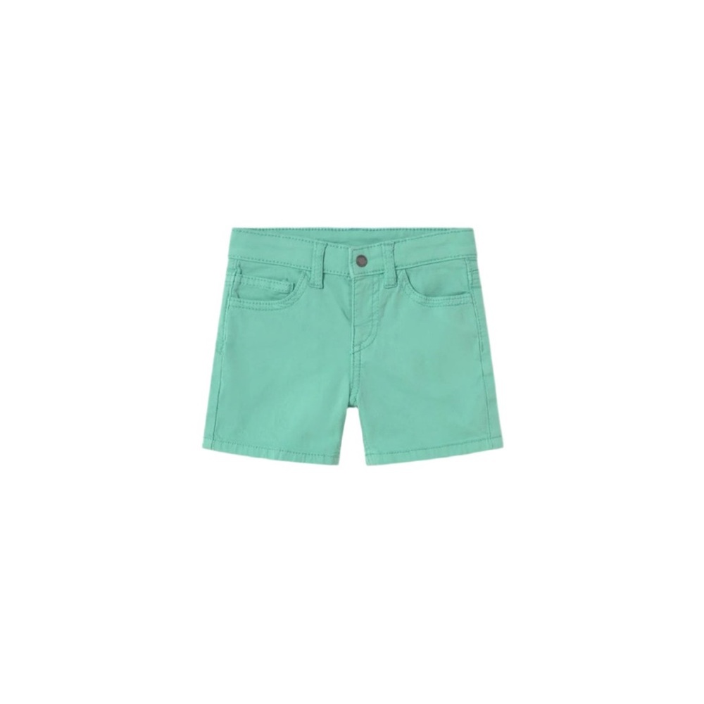 Mayoral Aqua Denim Shorts